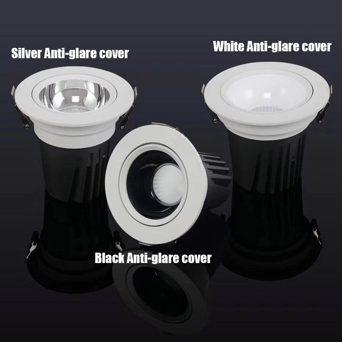 2.95in 12W, 3.74in 20W, 4.72in 30W, 5.51in 40W LED COB Ceiling Light - Flush Mount LED Downlight - Anti-glare Cover - 80-90Lumens/Watt 2.95in 12W, 3.74in 20W, 4.72in 30W, 5.51in 40W LED COB Ceiling Light - Flush Mount LED Downlight - Anti-glare Cover - 80-90Lumens/Watt
